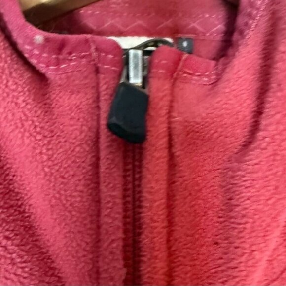 The North Face Women’s TKA 100 Fleece Full-Zip Hoodie Jacket Sz S Pink Red - Picture 7 of 11